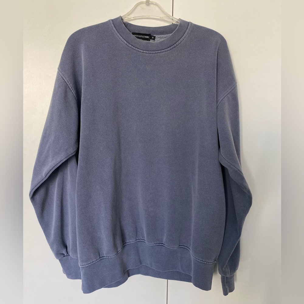 Women's Blue Crewneck Sweater